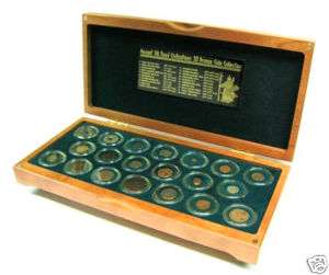 ANCIENT SILK ROAD 20 BRONZE COIN COLLECTION DEPICTING  