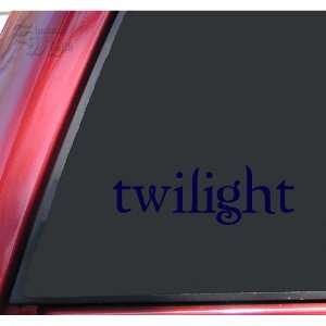  Twilight Logo Vinyl Decal Sticker   Dark Blue: Automotive