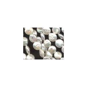 White Round Coin Pearl Beads: Arts, Crafts & Sewing