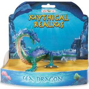    Safari LTD Mythical Realms Sea Dragon on platform Toys & Games