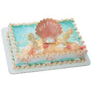   : Lets Party By Deco Pac Luau Sea Shell Cake Topper: Everything Else