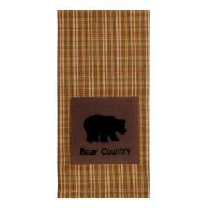   Lodge Sampler Black Bear Kitchen Dishtowel Set of (2): Home & Kitchen