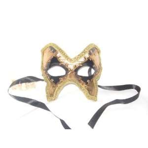  Black Music Farfallina Asso Venetian Mask: Home & Kitchen