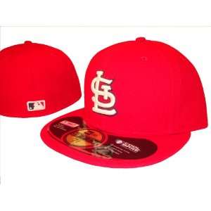   Red New Era 5950 Fitted Baseball Cap Size 7 1/2 