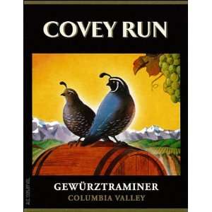   Covey Run Columbia Valley Gewurztraminer 750ml Grocery & Gourmet Food