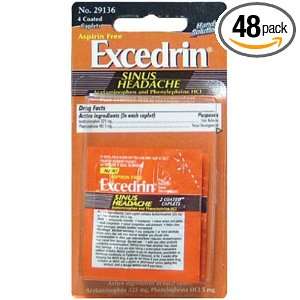 Handy Solutions Excedrin Sinus Headache 2ct., 2 tabs Packages (Pack 