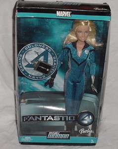 Marvel Fantastic 4   Invisible Woman   Barbie Doll #JO871c  New w/Box 