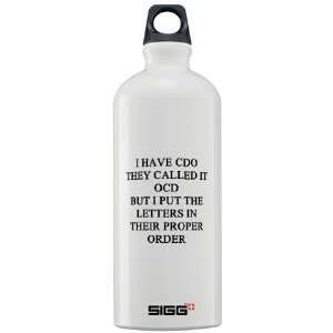  obsessive compulsive disorder Sigg Water Bottle 1. Funny 