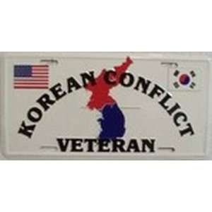 com Korean War Veteran LICENSE PLATES Plate Tag Tags auto vehicle car 