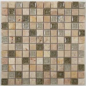  Olive Grove 1 x 1 Cream/Beige Tranquil Series Polished 