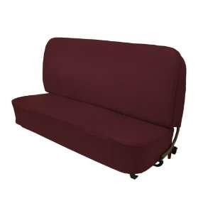   U105L RE1086 Front Dark Red Leather Bench Seat Upholstery: Automotive