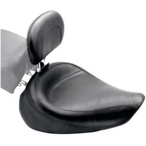  Mustang Wide Vintage Solo Seat with Driver Backrest for 