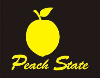 PEACH STATE Funny T Shirt Georgia State Nickname Tee  