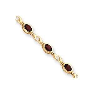  14k Garnet Bracelet Jewelry