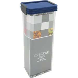  Clickclack 1.9 Quart Airtight Spaghetti Storer, Blue Lid 
