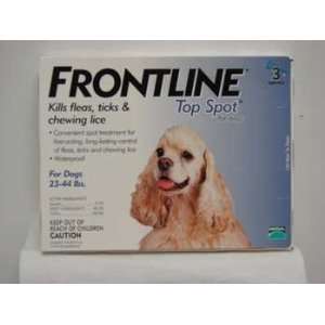   Top Quality Frontline Topspot Medium Blue 23   44# 3pk: Pet Supplies