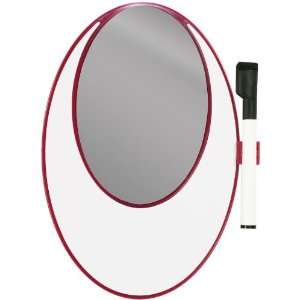   Oval Write and Wipe Board with Mirror (96121LD)