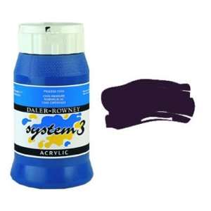  Daler Rowney System 3 Acrylic   500 ml Jar   Deep Violet 