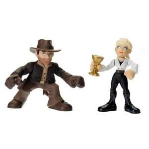    Indiana Jones Adventure Heroes 2 Pack Indy & Elsa Toys & Games