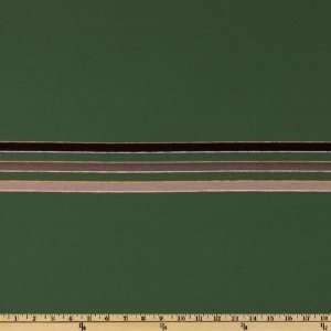 : 62 Wide Cotton Blend Jersey Pique Knit Rugby Stripe Green Fabric 