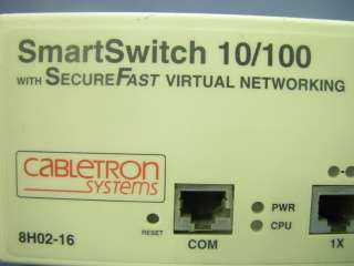 Cabletron Systems 16 Port SmartSwitch 10/100 8H02 16  