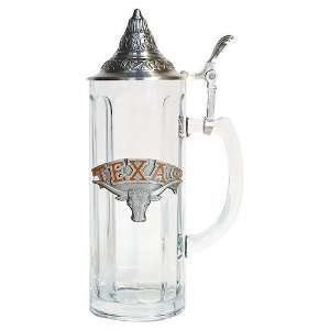  Texas Longhorns NCAA 20oz Tall Lidded Stein Sports 