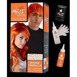 Splat Hair Color Complete Kit,Orange Fireball,1 Application