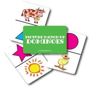  Picture Match Up Dominoes (Grades PreK 1) Toys & Games