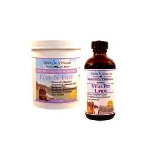  Combo Flex N Free (220 gms.) + Vital Lipids (8 oz.) Cat 