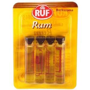Ruf Rum Flavor Essence ( 4 pack ) Grocery & Gourmet Food