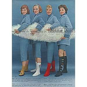 Bonnie doon socks anklets casuals ad 1958
