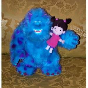 Monsters Inc: 15 Plush Talking Sully with Boo: Toys 