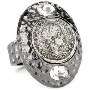  TAT2 Designs Pavia Hammered Gunmetal Clear Crystal and 