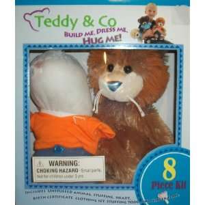  Teddy & Co. Build Me, Dress Me, Hug Me Lion Toys & Games