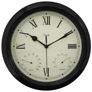   ELC 12 Metal Outdoor Clock by La Crosse Technologies: Home & Kitchen