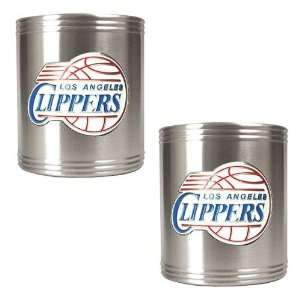  Los Angeles Clippers NBA 2pc Stainless Steel Can Holder 
