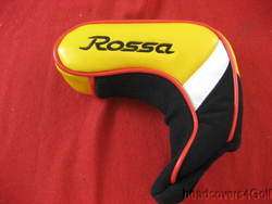 TAYLORMADE ROSSA AGSI+ YELLOW BLADE PUTTER HEADCOVER  