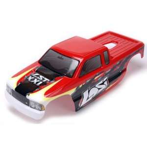 Team Losi XXL Painted Body, Red with Stickers