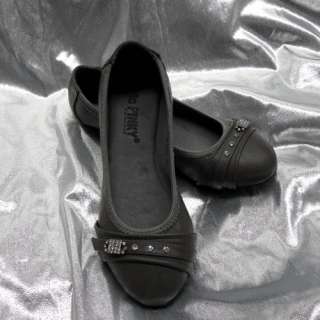   Fashion Casual Flats Shoes Black Brand New SANDY 01 Grey All Size
