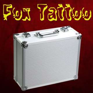 Aluminum Tattoo Machine Piercing Kit Case Convention Carry Supplies 