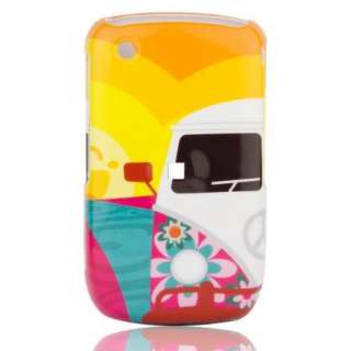 HIPPIE VAN Cover for BlackBerry CURVE 9300 9330 VW Pink  