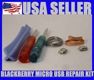 Replacement Micro USB Port BlackBerry 9700 Bold 2 8500 9300 + T5 T6 