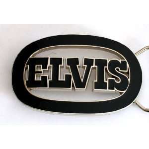  Officially Licensed Elvis Persely Die Cut Belt Buckle 