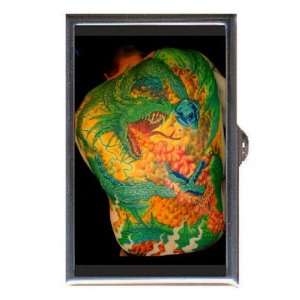  DRAGON HUGE TATTOO ON BACK Coin, Mint or Pill Box Made in 