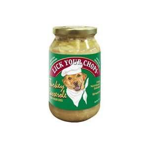  Lick Your Chops All Natural Turkey Casserole Dog Food Jar 