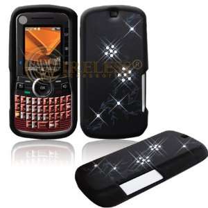 Black Laser Cut Cherry Blossom Soft Silicone Gel Skin Cover Case with 