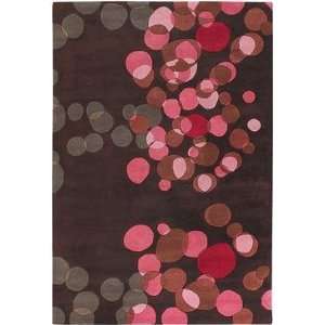  Chandra   Avalisa   AVL 6113 Area Rug   79 Round   Brown 