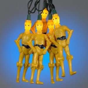  Star Wars C 3PO 10 Light Party String Lights Patio, Lawn 