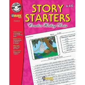    STORY STARTERS GR 4 6 BOOK ON CD On The Mark Toys & Games
