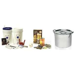  Plus Home Brew Beer Making Equipment with 5 Gallon Ingredient Kit 